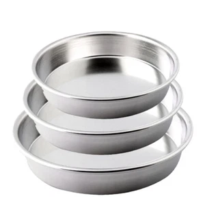 Aluminium Backblech Rund Pizzablech Baklava Firin Tepsi 30/34/38 cm 3er-Set - Bild 1 von 1
