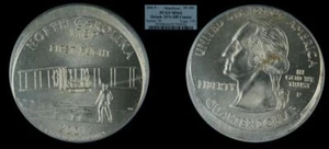2001-P 25C NC PCGS MS66 Struck 10% Off Center (State Quarter Mint Error) - Picture 1 of 1