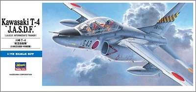 HASEGAWA 1/72 Kawasaki T-4 JASDF Intermediate Trainer Plastic Model Kit Giappone - Immagine 1 di 2