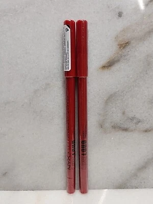 2- NYX Professional Makeup Line Loud Lip Liner Pencil LLLP11 Rebel Red  - Image 1 of 4