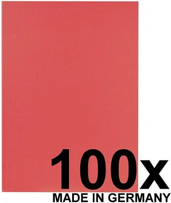 Original Falken 100er Pack Aktendeckel 80004138 - rot