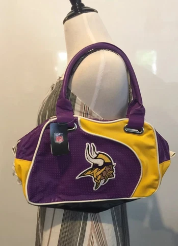 NFL Minnesota Vikings Faux Leather Purse National Football League Official Gear! Cover