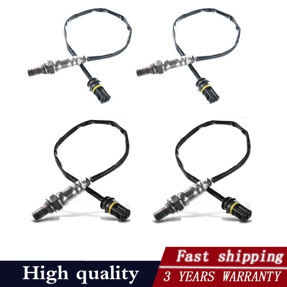 Sensor de oxigênio 4 peças para cima+para baixo para Mercedes-Benz SLK320 2001-04 SLK32 AMG 02-04 3,2L - Imagem 1 de 4