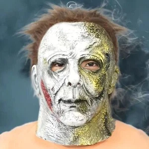 Michael Myers Mask Halloween Movie Adult Rubber Zombie Cosplay Scary Spooky NEW! - Picture 1 of 5