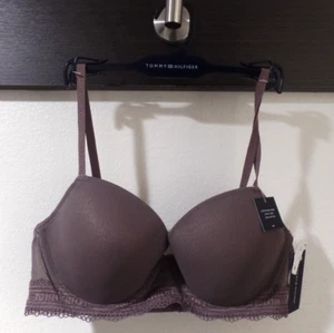 DAMEN, BH, TOMMY HILFIGER, BRAUN, NEU, BÜGEL, GR. 36B - Bild 1 von 15