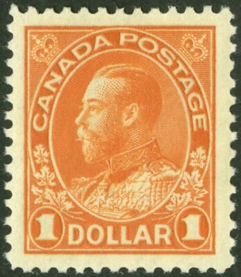 Canada   1911-25  Unitrade # 122   VF/XF  Mint Very Lightly Hinged - Image 1 of 2
