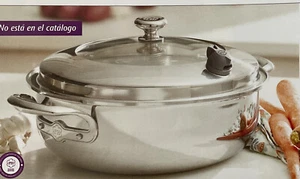 Princess House casseruola in acciaio inox 5 strati Vida Sana articolo 8 quadrati #5593 $299,95 - Foto 1 di 1