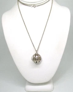 925 Mexikanische Sterling Silber 6 Foto Medaillon Halskette 21,9 Gramm alte Adlermarke - Bild 1 von 6