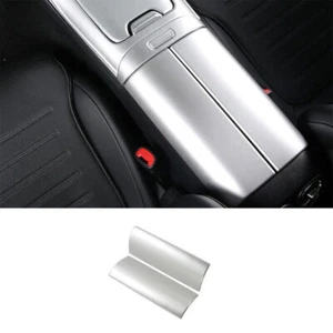 For Benz GLC X254 2023-2024 Matte Silver Central Control Armrest Box Panel Trim - Picture 1 of 5