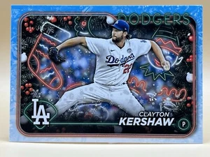2024 Topps Holiday Clayton Kershaw #H92 Los Angeles Dodgers - Picture 1 of 2