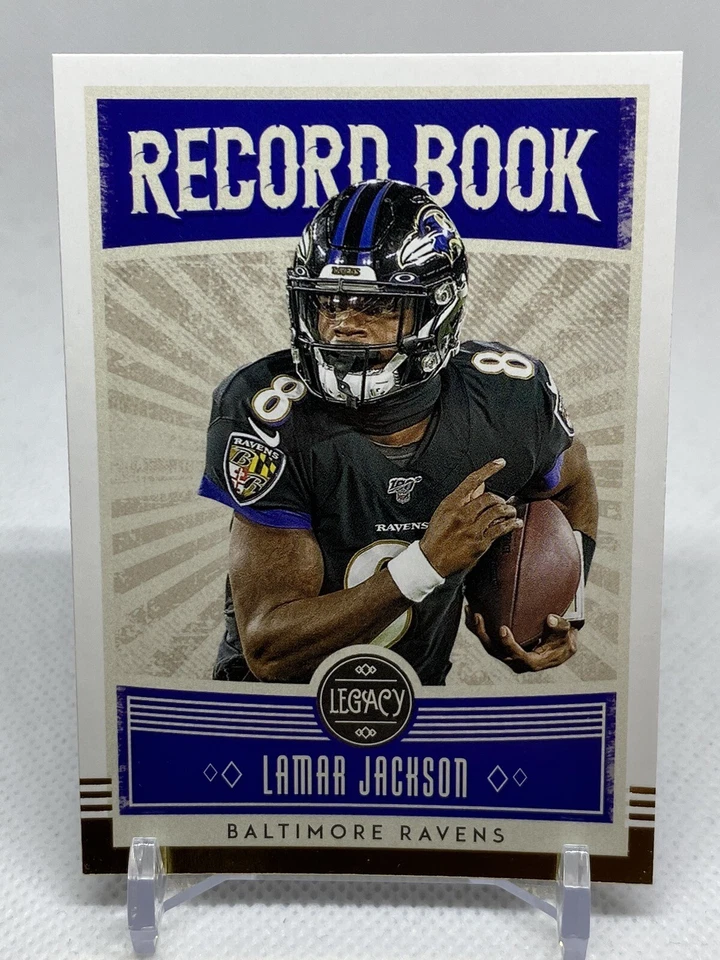 Lamar Jackson 2020 Panini Legacy Record Book Insert #RB-LJ Ravens - Image 1 of 1