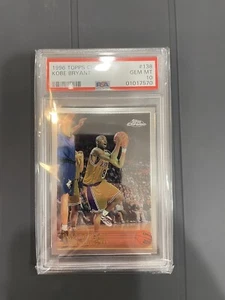 1996 Topps Chrome Kobe Bryant ROOKIE RC #138 PSA 10 GEM MINT