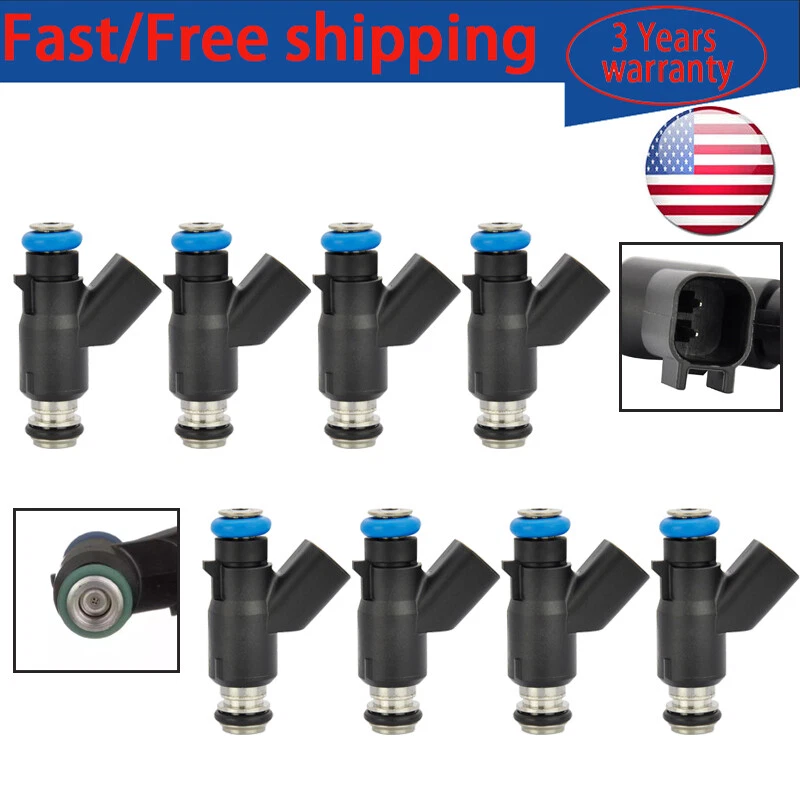 Juego de 8 inyectores de combustible 12613411 para GMC Yukon & Yukon XL 1500 2010-2014 5,3 L V8 Foto 1 de 4