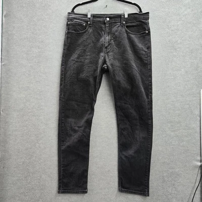 Levi's 512 Men Jeans 38X32 Black Denim Slim Taper Fit 29" Inseam - Image 1 of 4