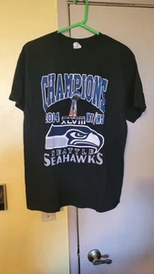 Seattle Seahawks Super Bowl Vintage T-Shirt Größe L.  (P) - Bild 1 von 6