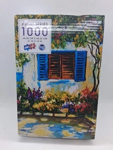 Artist Series Sure Lock Puzzle 1000 Teile am Meer Blumen Relax Küste Fenster - Bild 1 von 8