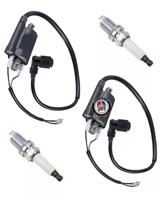 2x IGNITION COIL SET FOR KAWASAKI Mule 2510 3000 3100 3020 4000 4010 Trans - Image 1 of 4