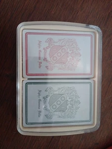 Vintage Alpha Gamma Delta Schwesternschaft Spielkarten Deck Neu aus altem Lagerbestand 2 Stück mit Hülle - Bild 1 von 6