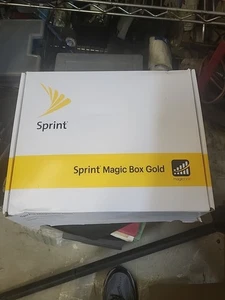 Sprint Magic Box Gold Cell Phone Signal Booster Amplifier AirUnity 587 B41HL - Picture 1 of 4