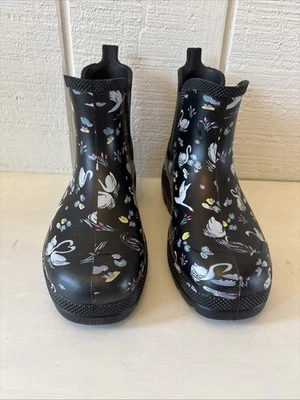 Botas de lluvia Vera Bradley By Totes Lago de los Cisnes para mujer talla 7 nuevas sin etiquetas Foto 1 de 4
