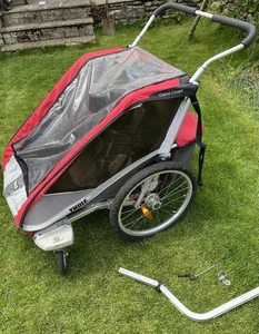 Thule Chariot Cougar 2 - double bike trailer / double buggy / running buggy - Picture 1 of 8