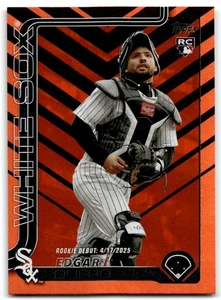 2025 Topps Update Holiday Foil Edgar Quero RC White Sox #US325 - Bild 1 von 2