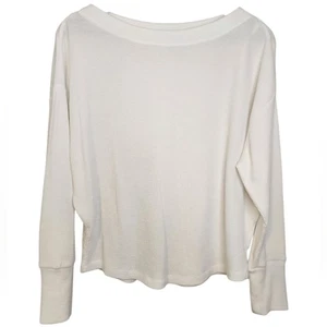 Anthropologie Akemi +Kin Thermo Waffelstrick Relaxed Thermo Top LARGE - Bild 1 von 7