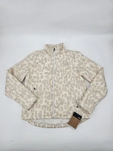 NWT The North Face Women's Cream Leopard Print Tamburello Jacket Size S - Picture 1 of 9