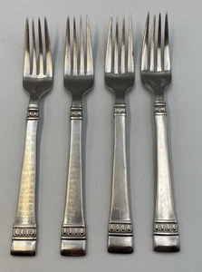 Oneida CADENCE Lot Of 4 Dinner Forks 18/10 Stainless Indonesia 7 7/8" - Picture 1 of 6