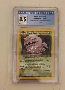 Dark Weezing 14/82 Holo Raro Ilimitado Equipo Rocket Pokemon - Imagen 1 de 2