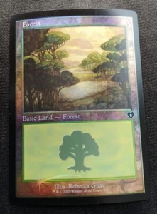 Forest - Foil - Retro Frame - CMM - NM Unplayed - EN - 450 - Picture 1 of 1