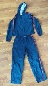 Vintage Adidas  TRACKSUIT RN88387 CA40312 Blue Red Stripe - Picture 1 of 8