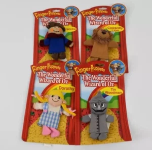 Wizard of Oz Set of 4 Finger Puppets New with Package Greenbrier International - Picture 1 of 1