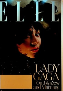 Elle Magazine February 2025 Lady Gaga Willy Chavarria Robert Pattinson - Picture 1 of 2
