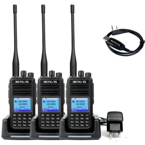 Retevis RT3S DMRGPS Amateurfunkgeräte Band Walkie Talkie Digitale TDMA VOX - Bild 1 von 11