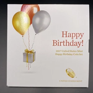 2017 US Mint Happy Birthday Set - 5 Coin Proof set In OGP - Picture 1 of 7