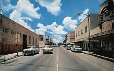 Port Lavaca,TX Main Street Calhoun County Texas Gulf Coast News Agency Postcard