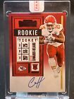 2020 Panini Contenders Red Zone Rookie Autograph Clyde Edwards-Helaire