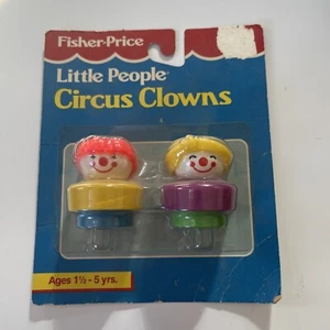 NEW Fisher Price Chunky Little People Circus Clowns 1990 1991 NRFP NIP - Picture 1 of 8