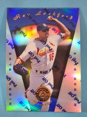 1997 Pinnacle Certified BLUE MIRROR Ray Lankford St Louis Cardinals #13 ⚾ - Image 1 of 2