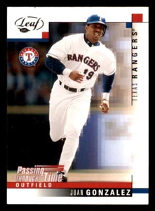 2003 Leaf #266 Juan Gonzalez Texas Rangers - Picture 1 of 2