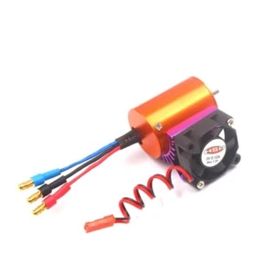  Remote Control Car Boat Inner Motor 3800KV 2.33mm Shaft & Cooling Fan  - Picture 1 of 5