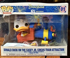 Funko POP! Donald Duck Casey Jr. Train #01 Disneyland Resort 65th Anniversary - Picture 1 of 4