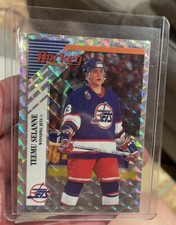 1993-94 Panini Stickers Foil Teemu Selanne Winnipeg Jets #Q