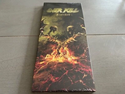 OVERKILL - SCORCHED ORG LIM. LONGBOX 2023      SLAYER,METALLICA,MEGADETH,ANTHRAX - Image 1 of 3