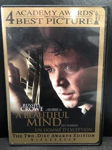 A Beautiful Mind (DVD, 2002, 2-Disc Set, Widescreen, Bilingual) - Foto 1 di 4