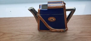 Annie Rowe Fine Ceramic 'Monte Carlo Silver' Handbag Teapot Missing top - Picture 1 of 4