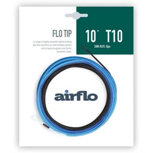 AIRFLO FLO TIP 10' FOOT T10 HYBRID SINKING FLY FISHING LEADER - Picture 1 of 3
