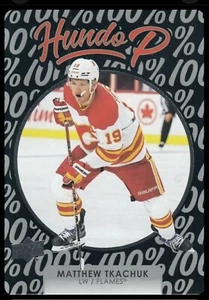 MATTHEW TKACHUK ~ 2021-22 Upper Deck HUNDO P #HP-25 ~ Calgary Flames ~ SP Insert - Picture 1 of 2