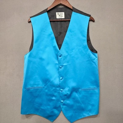 Tuxedo Park Men's Blue Tuxedo Vest Size LL - Image 1 of 4